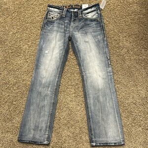 Men’s sz 34/34 Rock Revival Renon relaxed straight